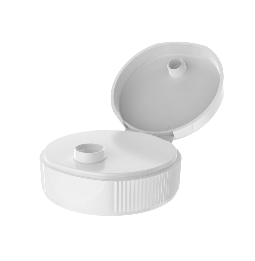 Tapa Flip Top R33-400 Blanca Aptar — Caja 1900 pzas Mayoreo