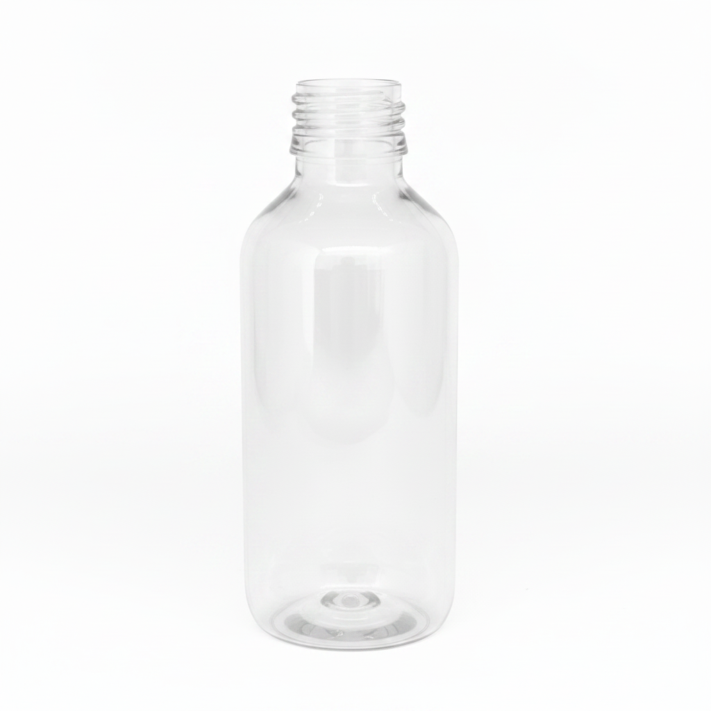 Envase PET 125 ml fondo blanco sin reflejos
