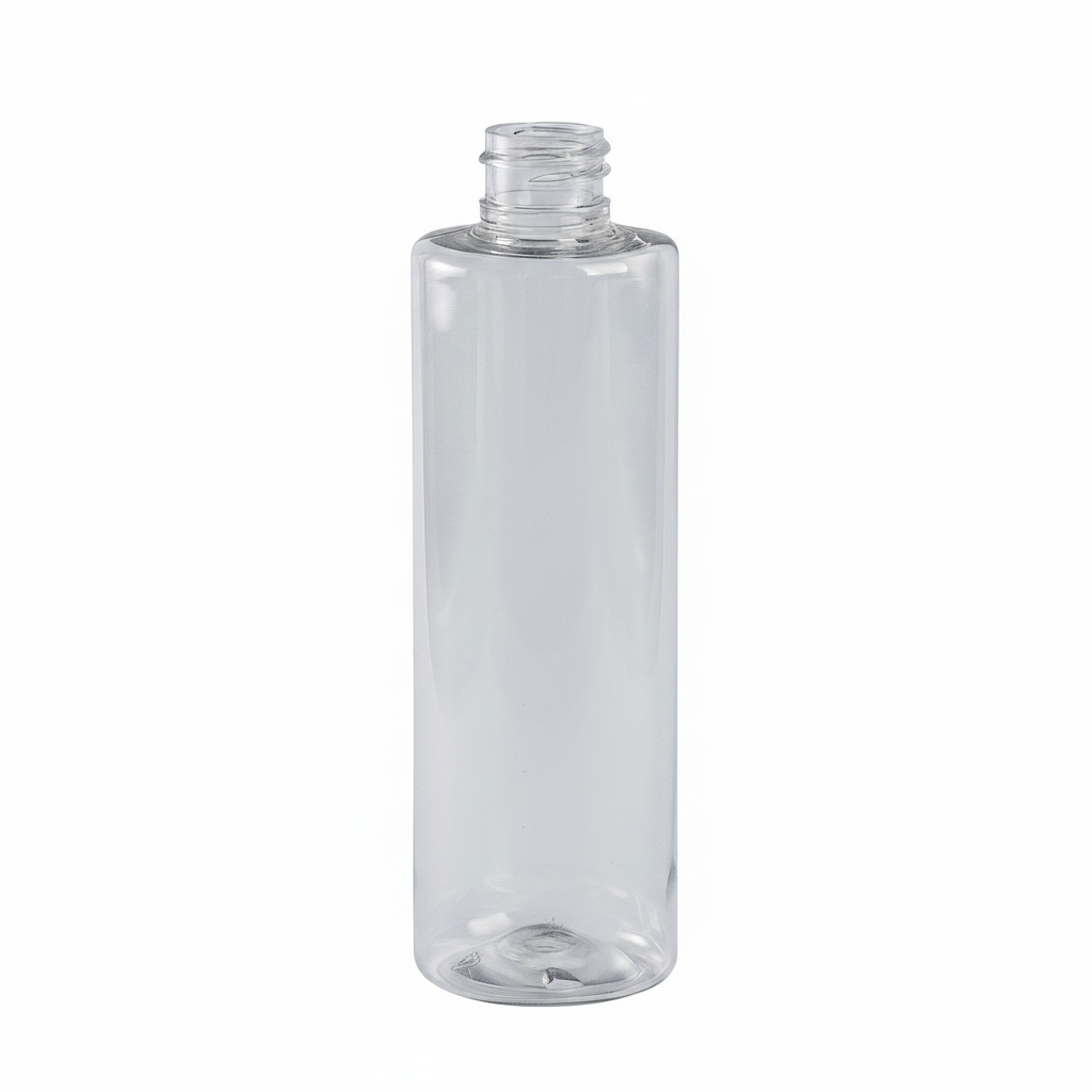 Envase Cilíndrico PET 125 ml fondo blanco